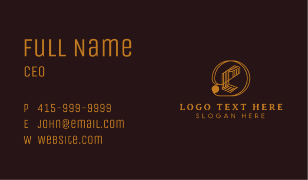 Interior Designer Letter E Business Card Design Image Preview