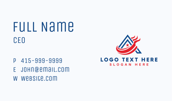 American Flag Campaign Business Card Design Image Preview