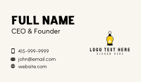 Gas Lamp Lightbulb Illumination Business Card Image Preview