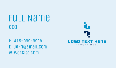 Pixel Tech Data Business Card Image Preview