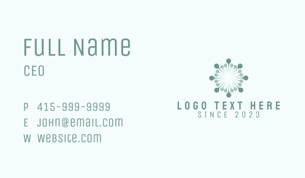 Natural Medicine Acupuncture  Business Card Design Image Preview