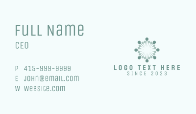 Natural Medicine Acupuncture  Business Card Image Preview