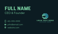 Surfing Ocean Wave Business Card Image Preview