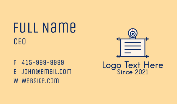 Online Learning Document Business Card Design Image Preview