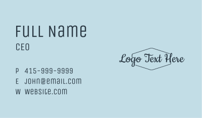 Elegant Lifestyle Boutique  Business Card Image Preview