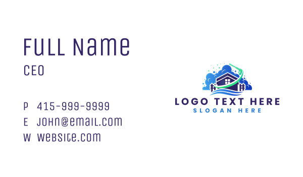 Cleaning Pressure Wash Maintenance Business Card Design Image Preview