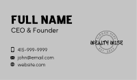 Brush Skater Badge Business Card Image Preview