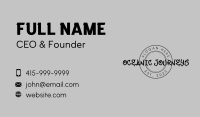 Brush Skater Badge Business Card Image Preview