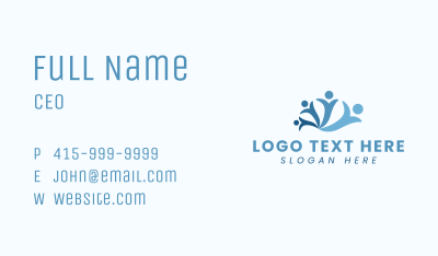 Human Social Support   Business Card Image Preview