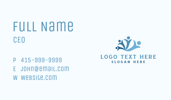 Human Social Support   Business Card Design Image Preview