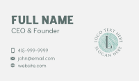 Organic Beauty Company Business Card Preview