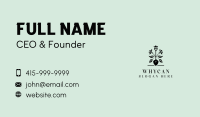 Floral Landscaping Shovel Business Card Image Preview