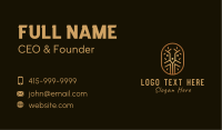 Bronze Natural Forest Business Card Image Preview