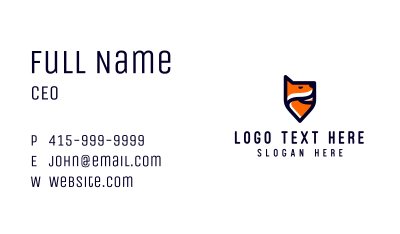 Fox Coyote Esports Business Card Image Preview