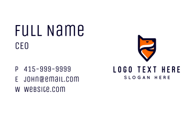 Fox Coyote Esports Business Card