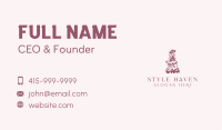 Couture Dress Styling Business Card Image Preview
