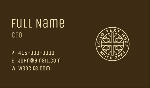 Christianity Worship Organization Business Card Design Image Preview