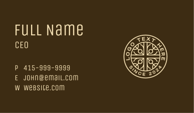 Christianity Worship Organization Business Card Image Preview
