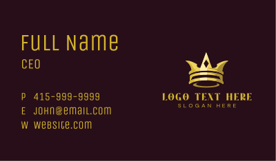 Golden Crown Boutique Business Card Image Preview