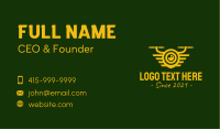 Yellow Drone Lens Business Card Image Preview