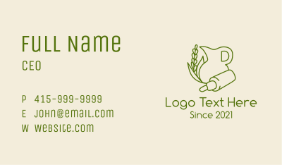 Green Wheat Extract  Business Card Image Preview