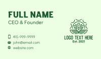 Farmer Plant Sun Business Card Image Preview