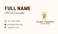 Drink Chat Bubble  Business Card Image Preview