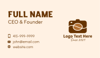 Coffee Bean Camera  Business Card Image Preview
