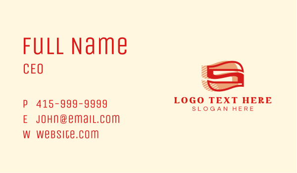 Startup Business Marketing Letter S Business Card Design Image Preview