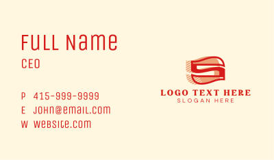 Startup Business Marketing Letter S Business Card Image Preview