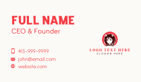 Otaku Anime Girl Business Card Preview