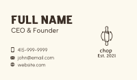 Rolling Pin Culinary Business Card Image Preview