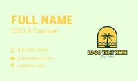 Coconut Island Badge Business Card Image Preview