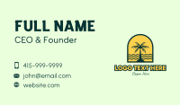 Coconut Island Badge Business Card Image Preview