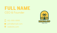 Coconut Island Badge Business Card Image Preview