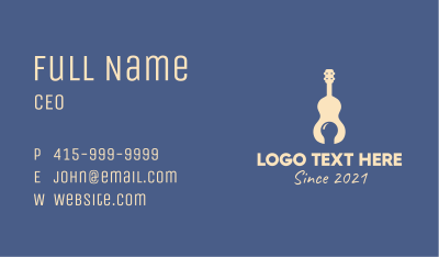 Guitar Music Idea  Business Card Image Preview