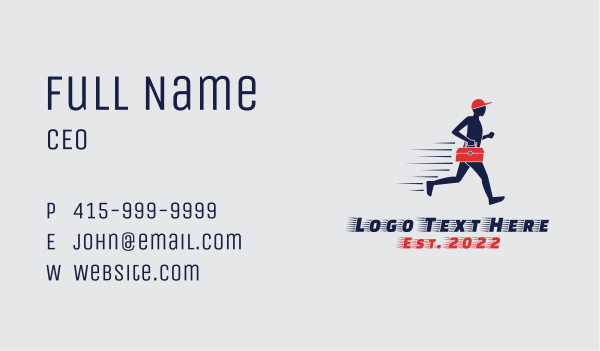 Fast Mechanic Man Business Card Design Image Preview