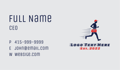 Fast Mechanic Man Business Card Image Preview