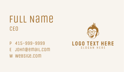 Hipster Monkey Jungle  Business Card Image Preview