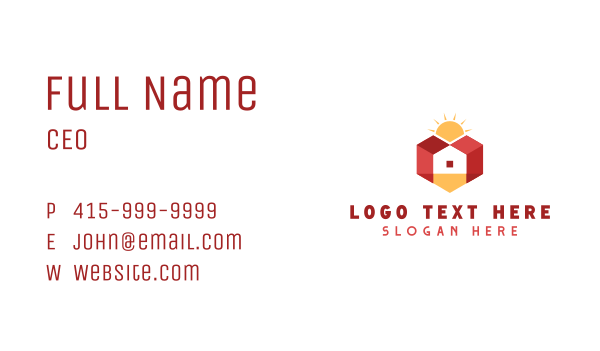 Property Roof House Business Card Design Image Preview