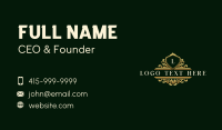 Luxury Crown Crest Business Card Design