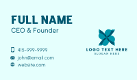 Air Vent Propeller Business Card Design