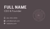 Playful Cafe Wordmark Business Card Image Preview