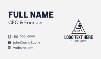 Triangle Duck Maze  Business Card Image Preview