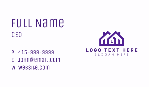 Realtor Property Estate Business Card Design Image Preview