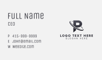 Startup Business Letter P  Business Card Image Preview