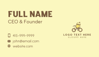 Milk Tea Cyclist Business Card Design