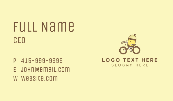 Milk Tea Cyclist Business Card Design Image Preview
