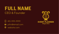 Gold Harp House  Business Card Image Preview