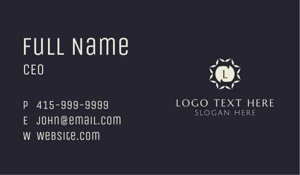 Wing Bird Letter Badge Business Card Design Image Preview
